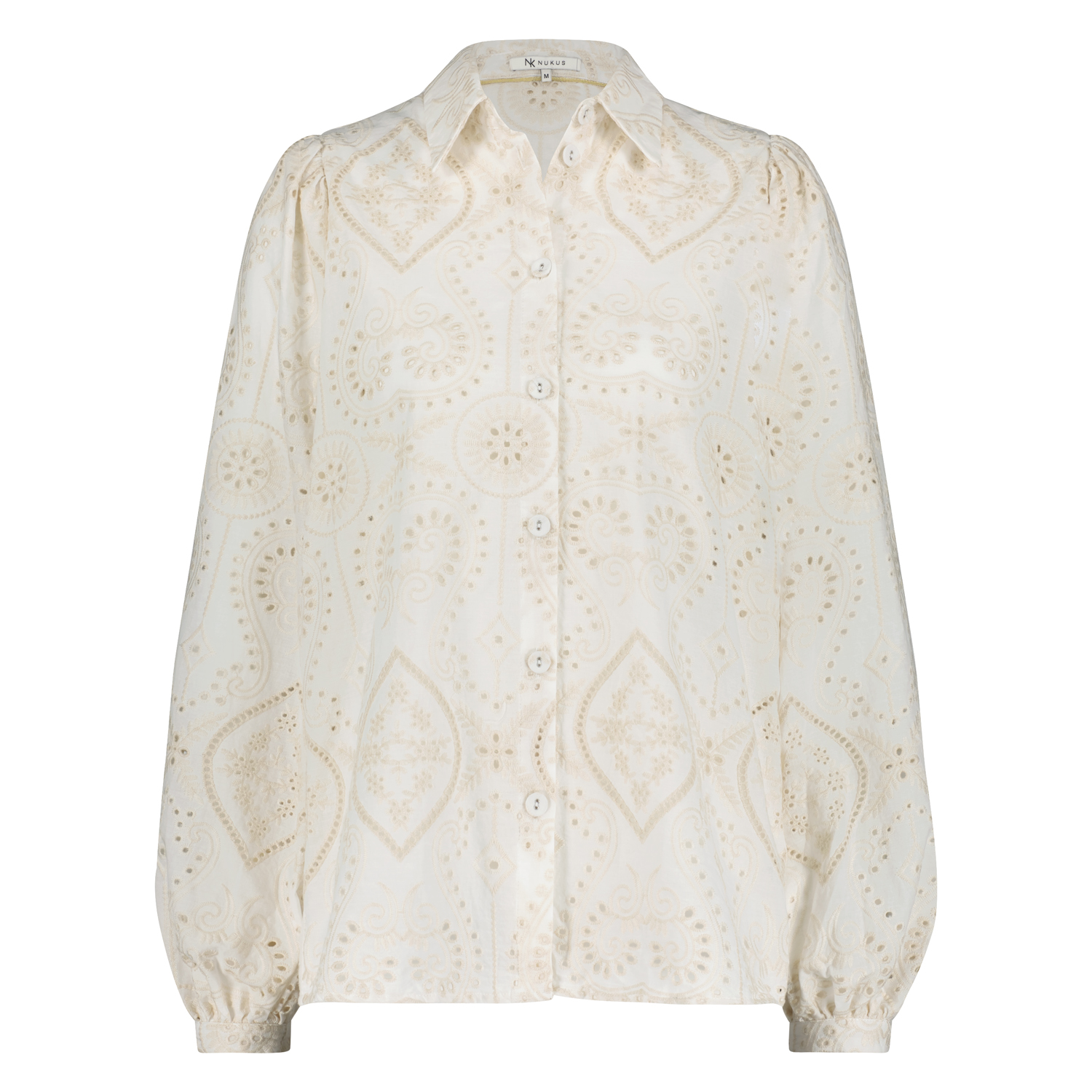 lettie blouse_off white broderie_front